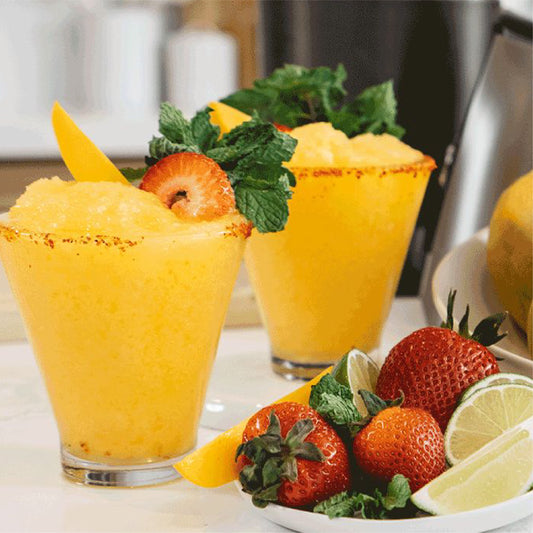 Frozen Mango Cocktail with Tequila