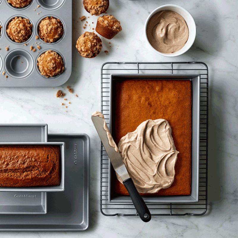 Pumpkin Sheet Cake with Cinnamon Cream Cheese Frosting