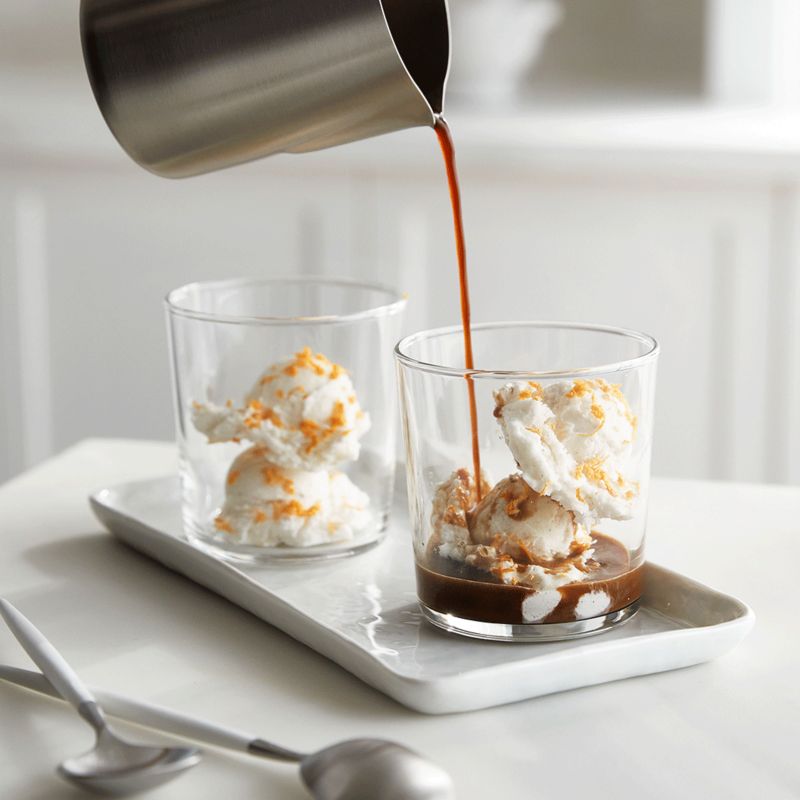 Affogato with Amaretto Ice Cream